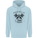 Addicted to Ink Tattoo Artist Childrens Kids Hoodie Light Blue