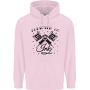 Addicted to Ink Tattoo Artist Childrens Kids Hoodie Light Pink