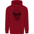 Addicted to Ink Tattoo Artist Childrens Kids Hoodie Red