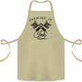 Addicted to Ink Tattoo Artist Cotton Apron 100% Organic Khaki