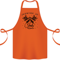Addicted to Ink Tattoo Artist Cotton Apron 100% Organic Orange