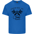 Addicted to Ink Tattoo Artist Mens Cotton T-Shirt Tee Top Royal Blue
