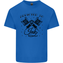 Addicted to Ink Tattoo Artist Mens Cotton T-Shirt Tee Top Royal Blue