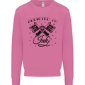 Addicted to Ink Tattoo Artist Mens Sweatshirt Jumper Azalea