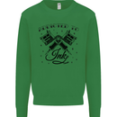Addicted to Ink Tattoo Artist Mens Sweatshirt Jumper Irish Green