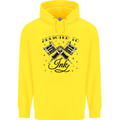 Addicted to Ink Tattoo Artist Tats Childrens Kids Hoodie Yellow