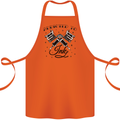 Addicted to Ink Tattoo Artist Tats Cotton Apron 100% Organic Orange