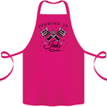 Addicted to Ink Tattoo Artist Tats Cotton Apron 100% Organic Pink