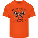 Addicted to Ink Tattoo Artist Tats Kids T-Shirt Childrens Orange