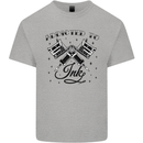 Addicted to Ink Tattoo Artist Tats Kids T-Shirt Childrens Sports Grey