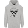 Addicted to Ink Tattoo Artist Tats Mens 80% Cotton Hoodie Sports Grey