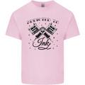 Addicted to Ink Tattoo Artist Tats Mens Cotton T-Shirt Tee Top Light Pink