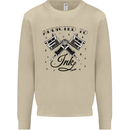 Addicted to Ink Tattoo Artist Tats Mens Sweatshirt Jumper Sand