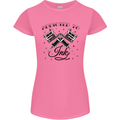 Addicted to Ink Tattoo Artist Tats Womens Petite Cut T-Shirt Azalea