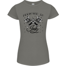 Addicted to Ink Tattoo Artist Tats Womens Petite Cut T-Shirt Charcoal