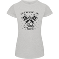 Addicted to Ink Tattoo Artist Tats Womens Petite Cut T-Shirt Sports Grey