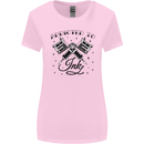 Addicted to Ink Tattoo Artist Tats Womens Wider Cut T-Shirt Light Pink