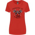 Addicted to Ink Tattoo Artist Tats Womens Wider Cut T-Shirt Red