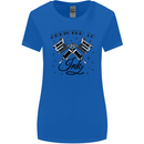 Addicted to Ink Tattoo Artist Tats Womens Wider Cut T-Shirt Royal Blue