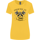 Addicted to Ink Tattoo Artist Tats Womens Wider Cut T-Shirt Yellow