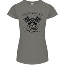 Addicted to Ink Tattoo Artist Womens Petite Cut T-Shirt Charcoal