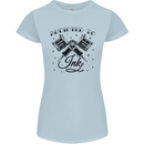 Addicted to Ink Tattoo Artist Womens Petite Cut T-Shirt Light Blue