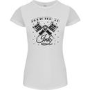 Addicted to Ink Tattoo Artist Womens Petite Cut T-Shirt White