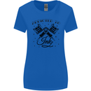 Addicted to Ink Tattoo Artist Womens Wider Cut T-Shirt Royal Blue
