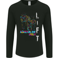 Adrenalin Rush Gym Training Top Mens Long Sleeve T-Shirt Black