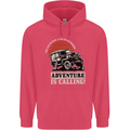 Adventure Is Calling 4X4 Off Roading Road Childrens Kids Hoodie Heliconia