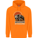 Adventure Is Calling 4X4 Off Roading Road Childrens Kids Hoodie Orange