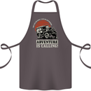Adventure Is Calling 4X4 Off Roading Road Cotton Apron 100% Organic Dark Grey