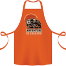 Adventure Is Calling 4X4 Off Roading Road Cotton Apron 100% Organic Orange