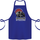 Adventure Is Calling 4X4 Off Roading Road Cotton Apron 100% Organic Royal Blue