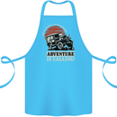 Adventure Is Calling 4X4 Off Roading Road Cotton Apron 100% Organic Turquoise