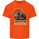 Adventure Is Calling 4X4 Off Roading Road Kids T-Shirt Childrens Orange