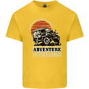 Adventure Is Calling 4X4 Off Roading Road Kids T-Shirt Childrens Yellow