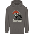 Adventure Is Calling 4X4 Off Roading Road Mens 80% Cotton Hoodie Charcoal