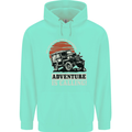Adventure Is Calling 4X4 Off Roading Road Mens 80% Cotton Hoodie Peppermint