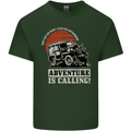Adventure Is Calling 4X4 Off Roading Road Mens Cotton T-Shirt Tee Top Forest Green