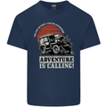 Adventure Is Calling 4X4 Off Roading Road Mens Cotton T-Shirt Tee Top Navy Blue