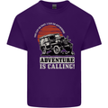 Adventure Is Calling 4X4 Off Roading Road Mens Cotton T-Shirt Tee Top Purple