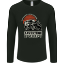 Adventure Is Calling 4X4 Off Roading Road Mens Long Sleeve T-Shirt Black