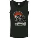 Adventure Is Calling 4X4 Off Roading Road Mens Vest Tank Top Black
