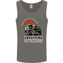 Adventure Is Calling 4X4 Off Roading Road Mens Vest Tank Top Charcoal