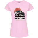 Adventure Is Calling 4X4 Off Roading Road Womens Petite Cut T-Shirt Light Pink