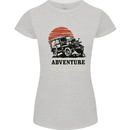 Adventure Is Calling 4X4 Off Roading Road Womens Petite Cut T-Shirt Sports Grey