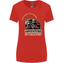Adventure Is Calling 4X4 Off Roading Road Womens Wider Cut T-Shirt Red