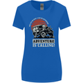 Adventure Is Calling 4X4 Off Roading Road Womens Wider Cut T-Shirt Royal Blue