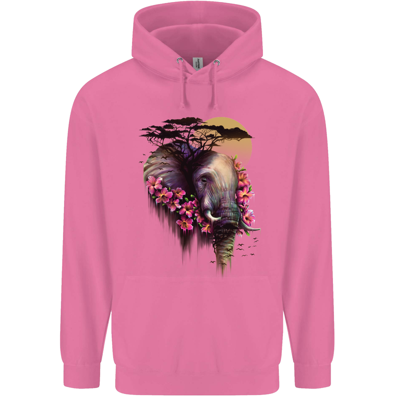 African Elephant Ecology Childrens Kids Hoodie Azalea